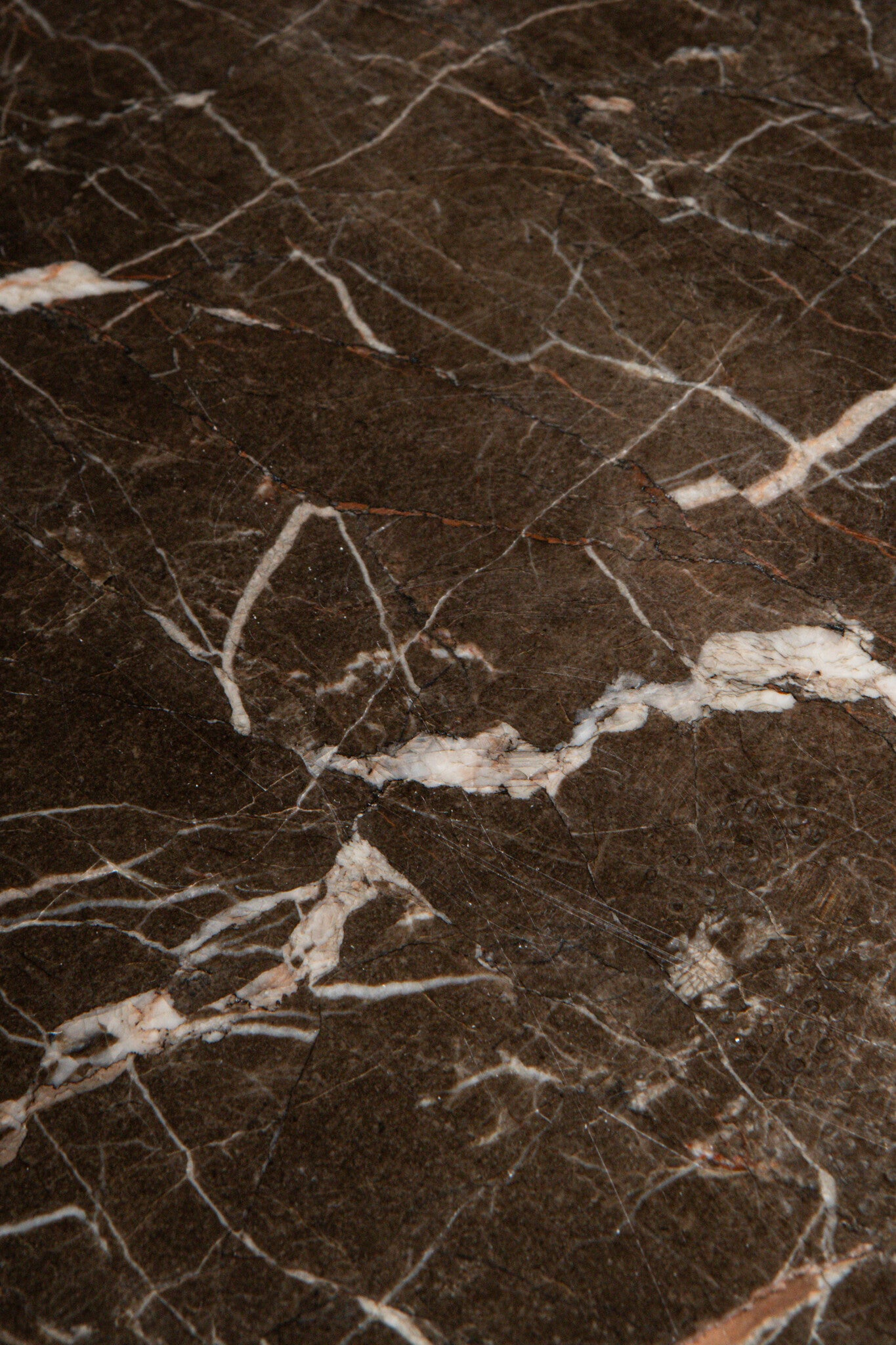 Volos Set Of 2 Side Tables Brown Marble