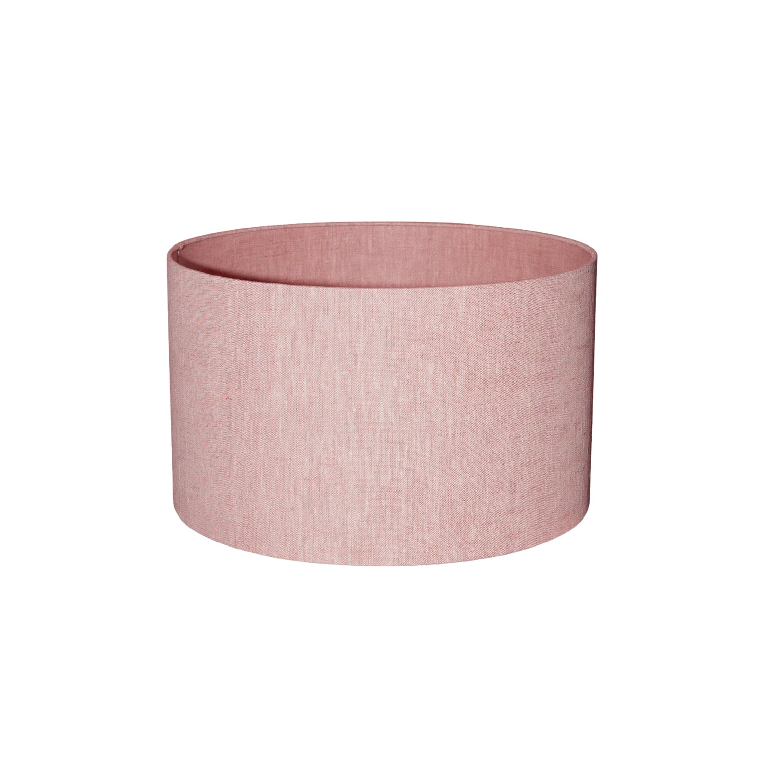 Rivvo Pink Cotton Linen Lampshade Round Low