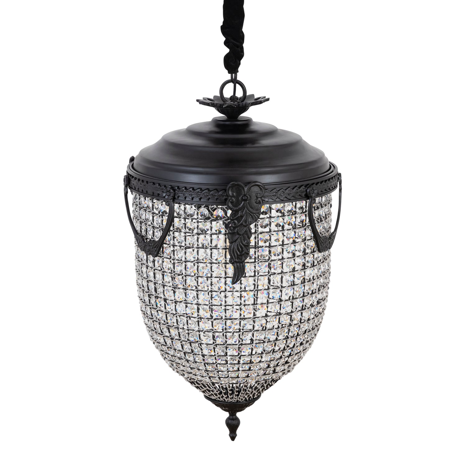 Lidde Crystal Oval Chandelier Lamp Classic L