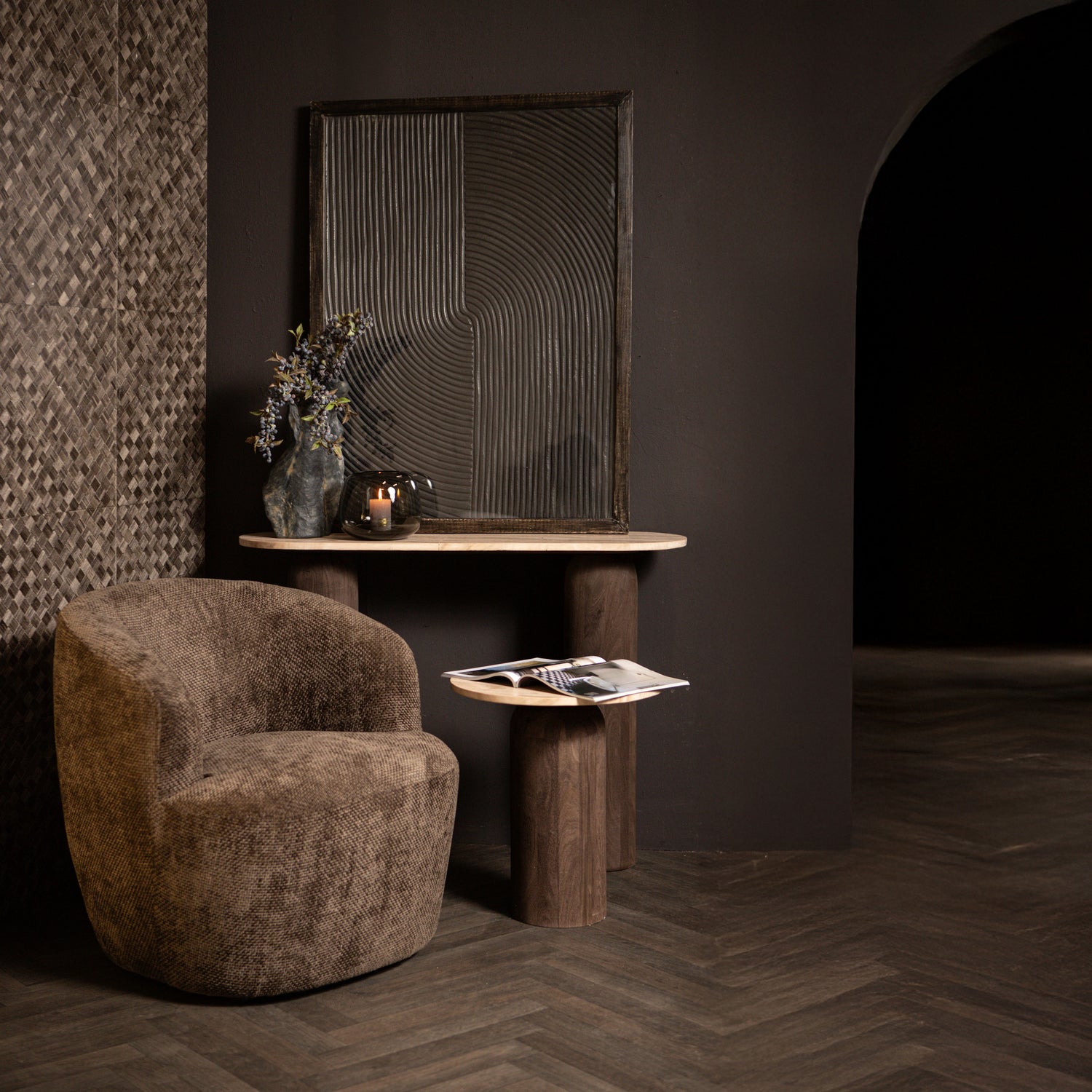 New Grasa Brown Fauteuil Eden 8