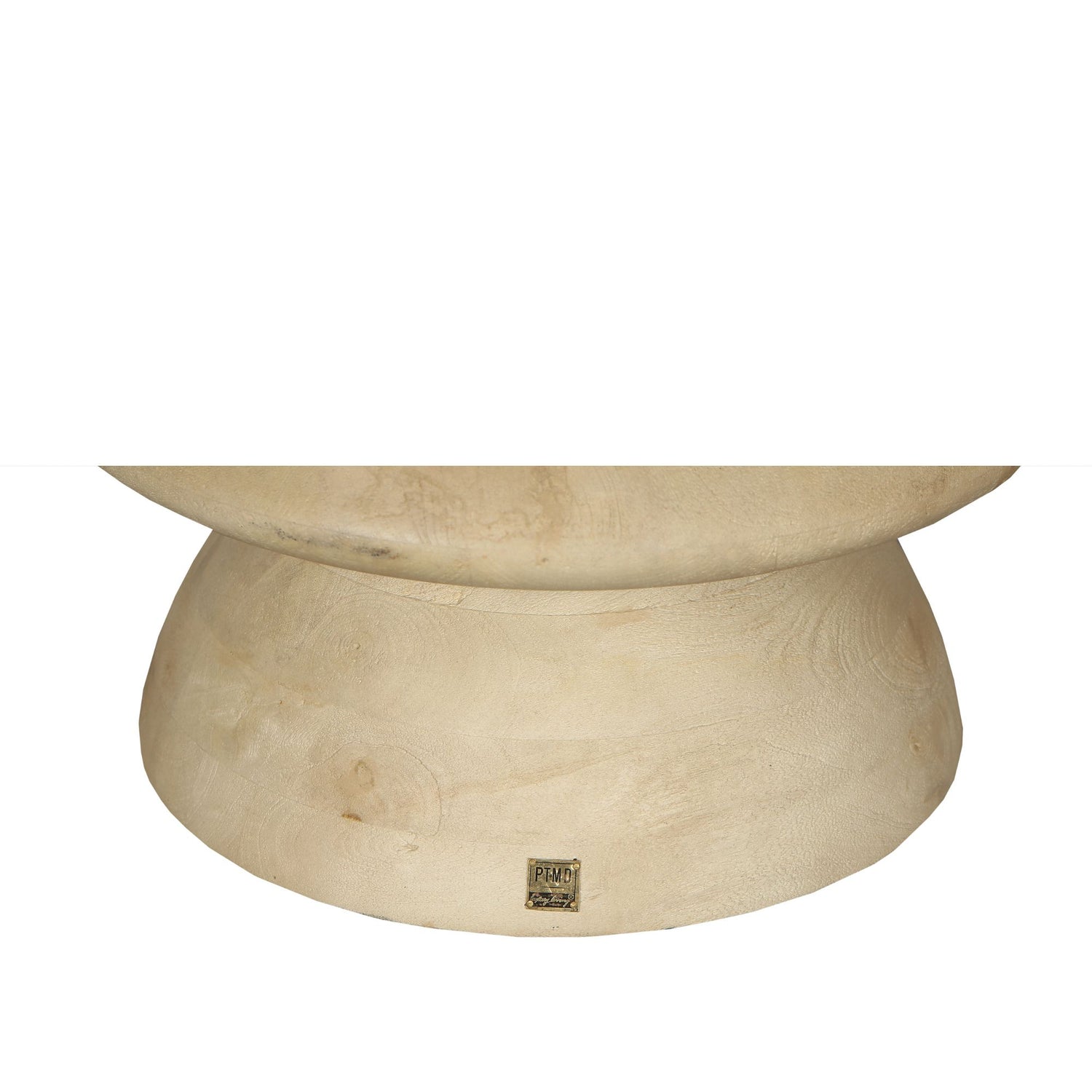 Callain Natural Mango Wood Coffee Table Marble Top