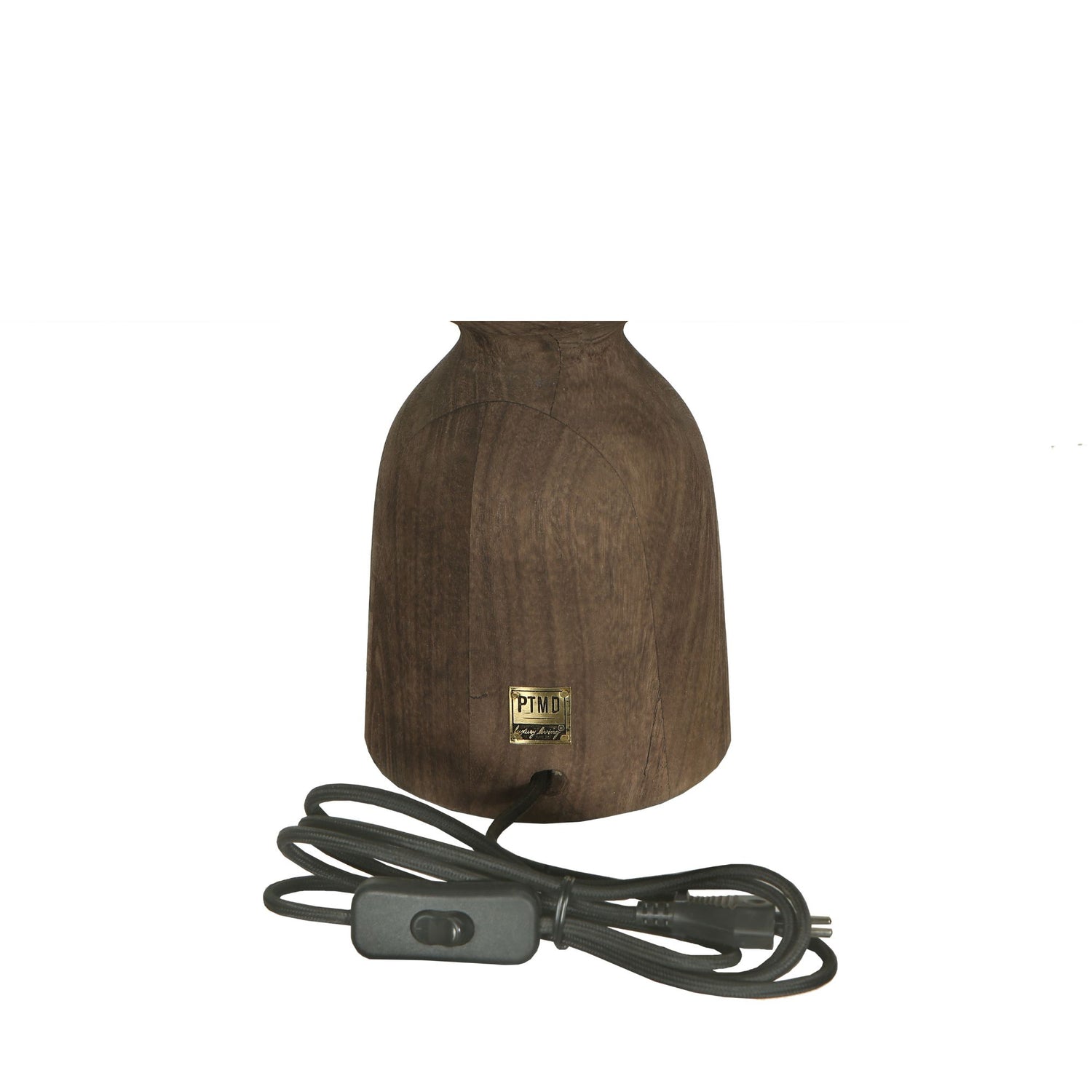 Elaine Brown Mango Wood Round Table Lamp Base