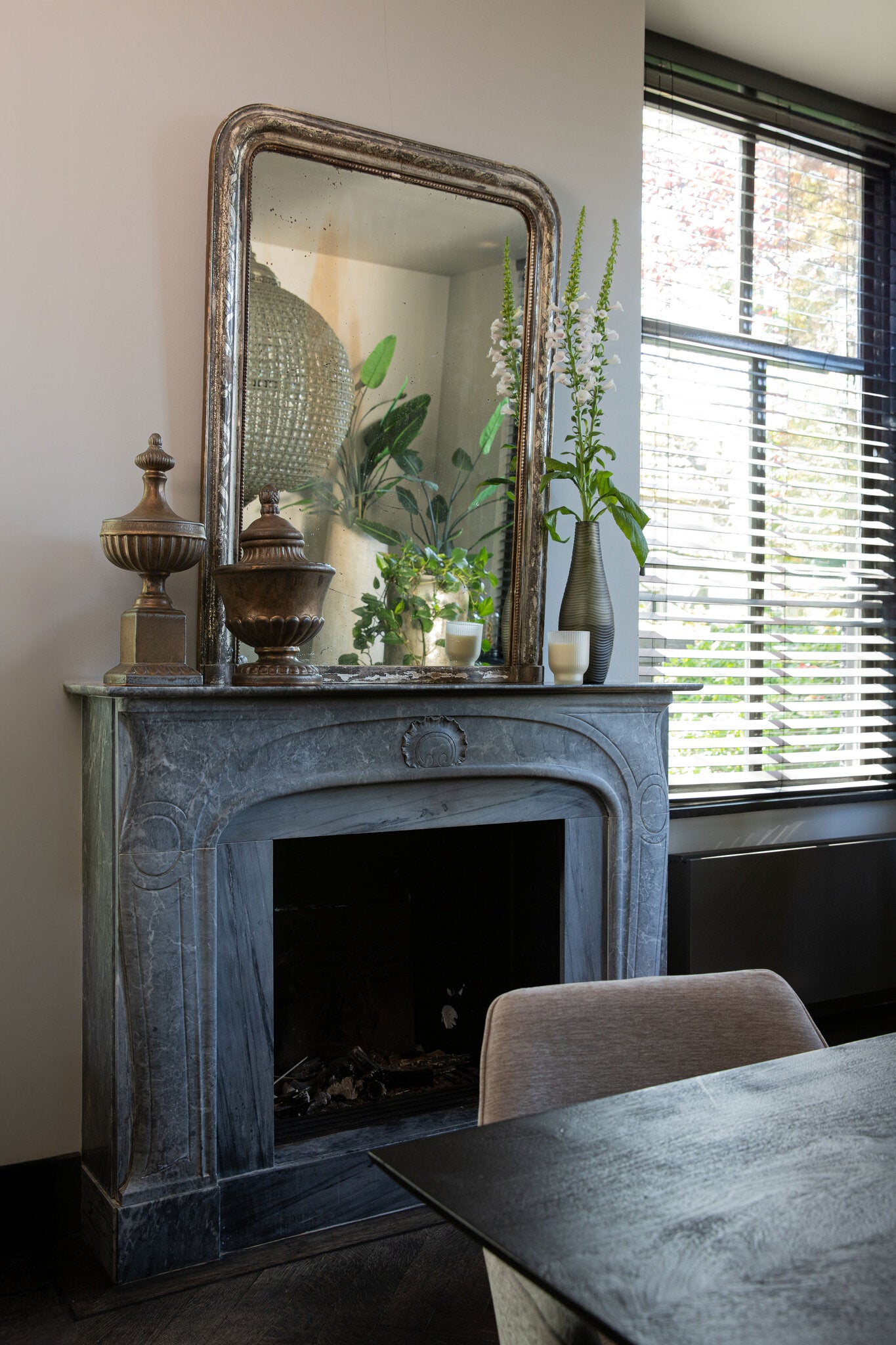 Kristifor Bronze Antique Shaped Ceramic Statue