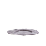 Linke GunMetal Aluminum Wavy Organic Plate S