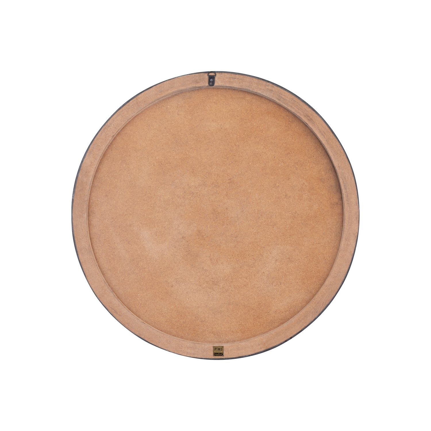 Hallie Black And White Wood Round Wall Panel Swirl