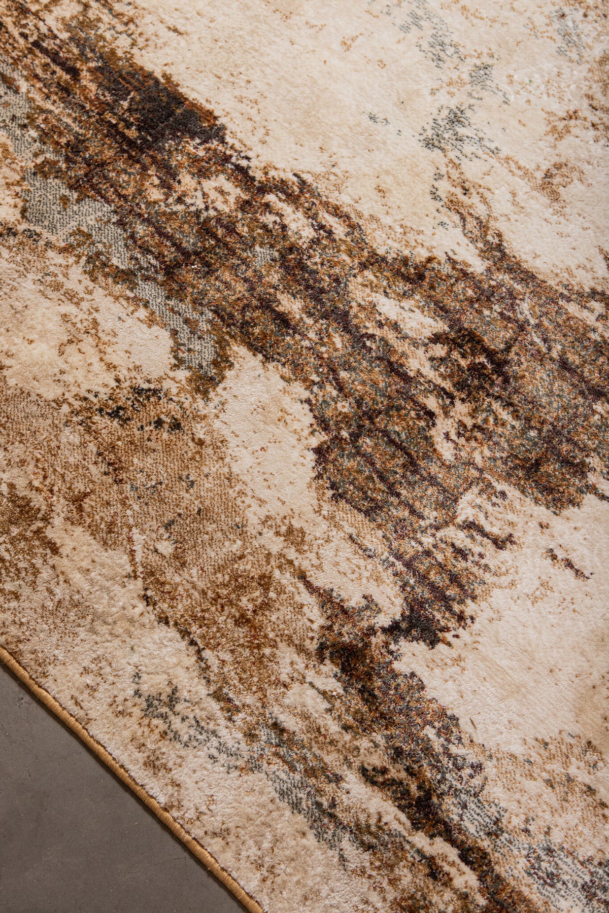 Mirle Dark Brown Antique Carpet Rectangle M