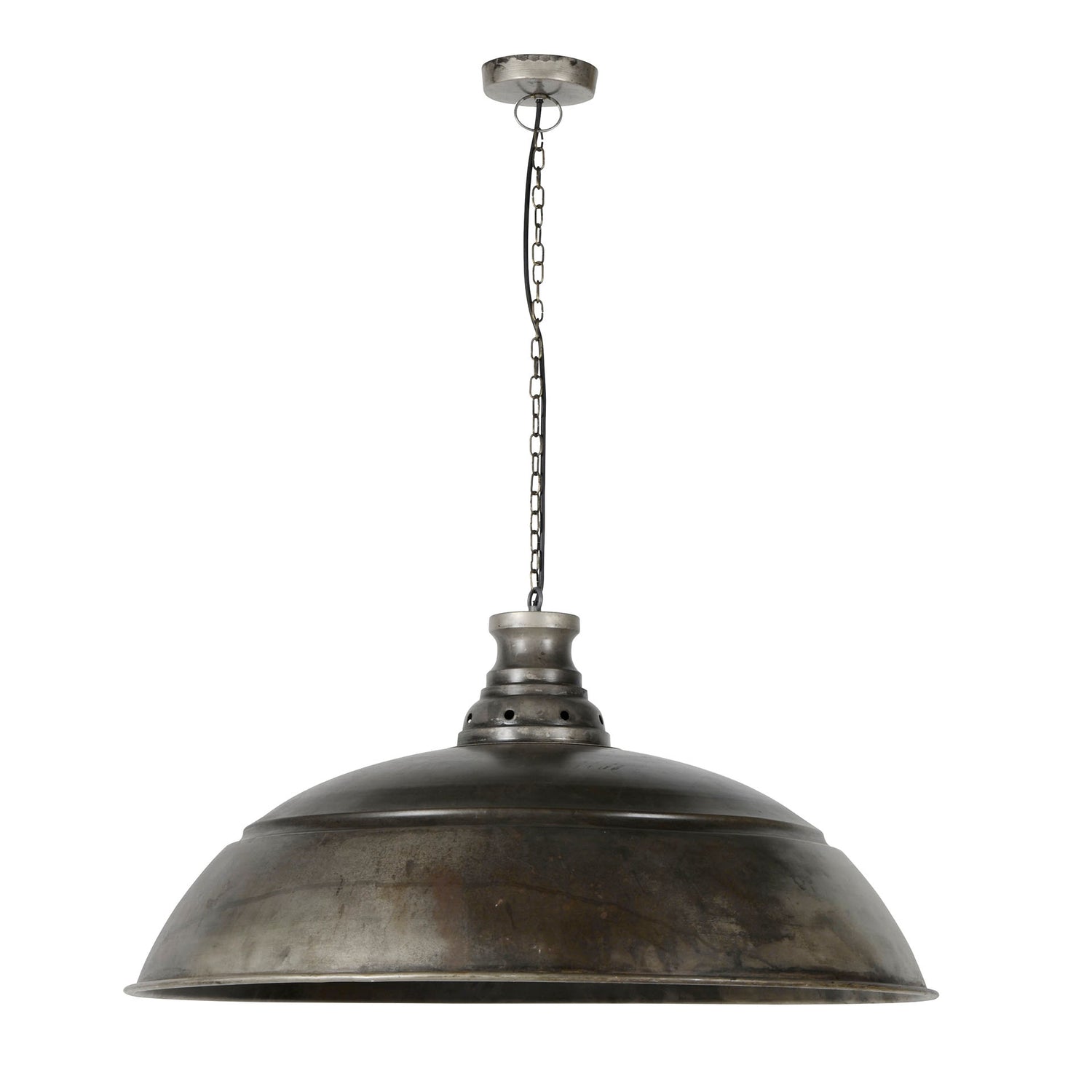 Hanglamp Ø80 Industry - 80x80x150 cm - Oud Zilver