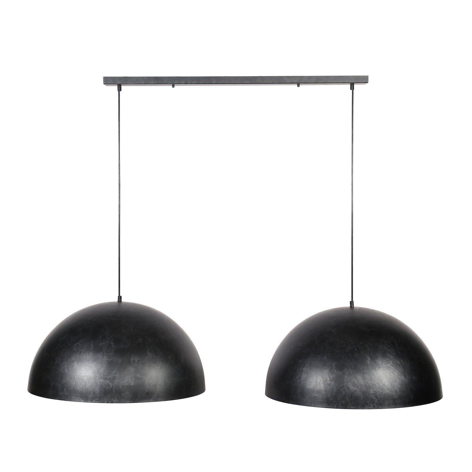 Hanglamp met 2 lampen Ø60 Dome - 142x60x150 cm - Charcoal