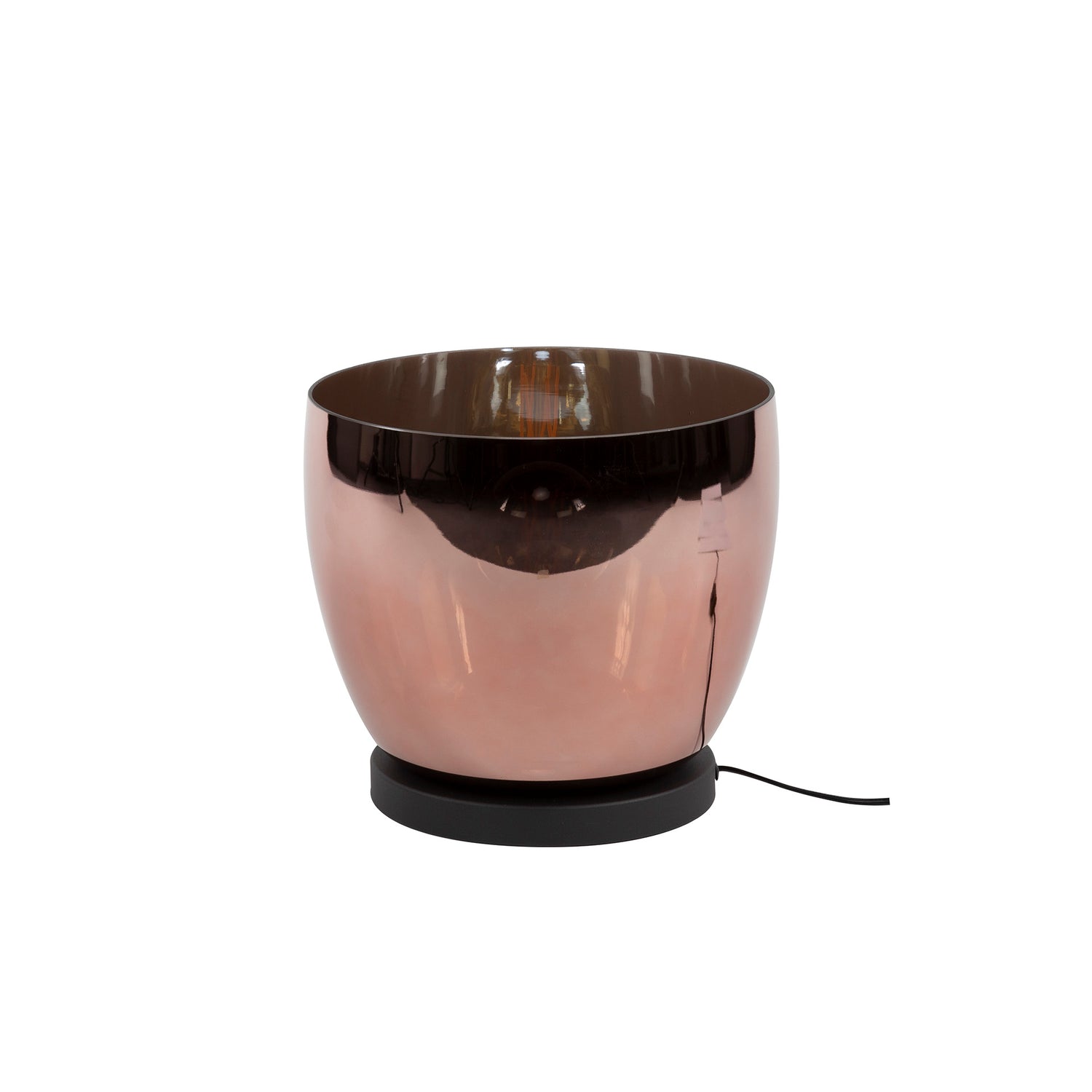 Vloerlamp UP L - 29x29x27 cm - Copper Color - Glas