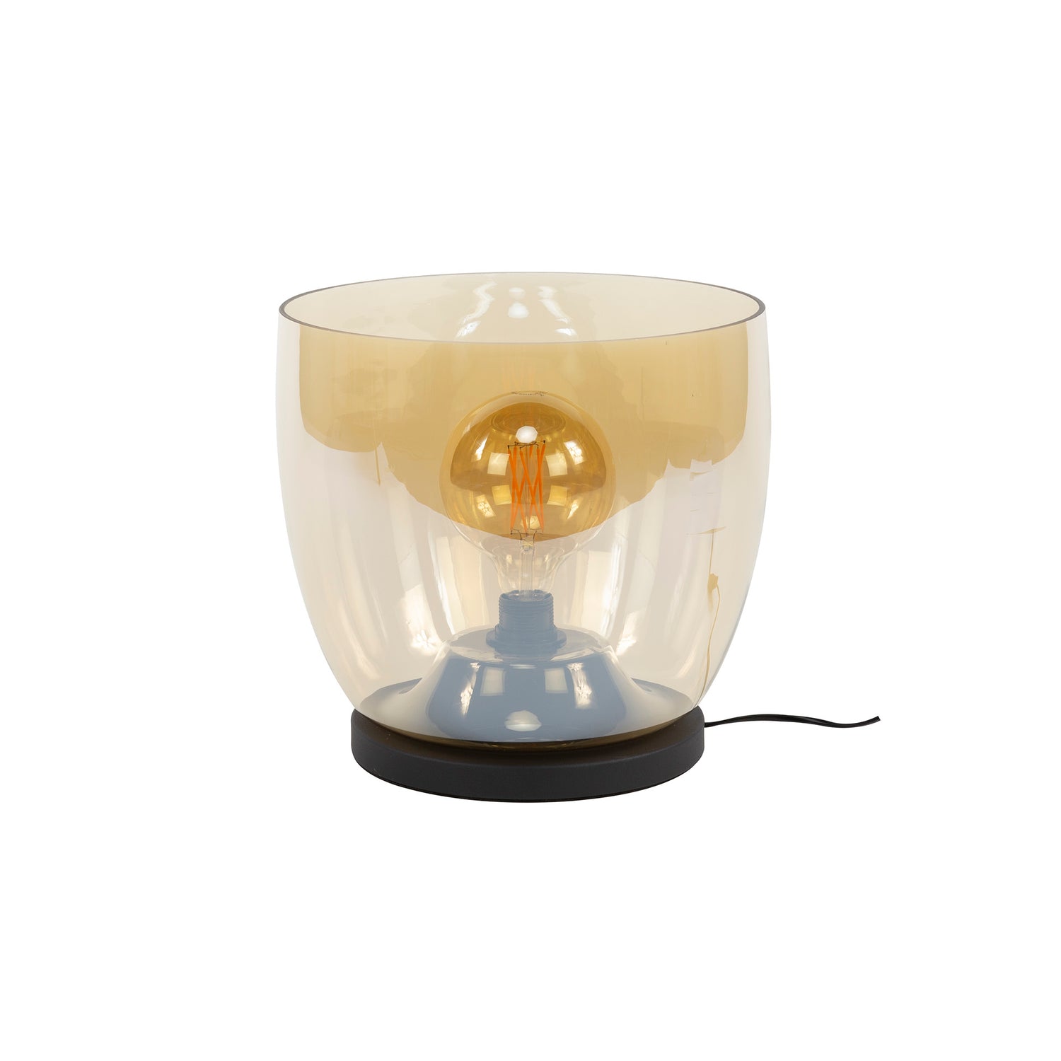 Vloerlamp UP XL - 33x33x32 cm - Amber Color - Glas