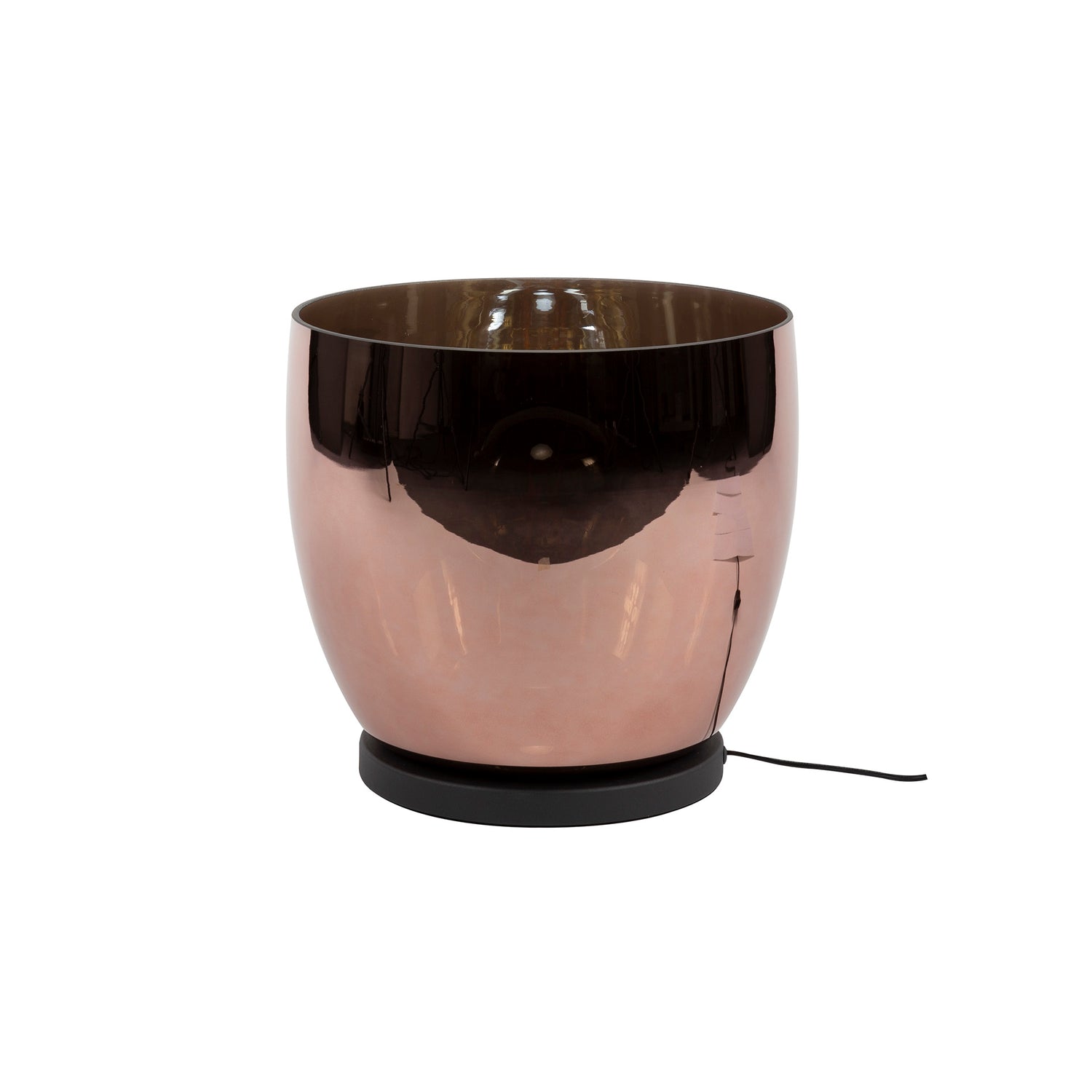 Vloerlamp UP XL - 33x33x32 cm - Copper Color - Glas
