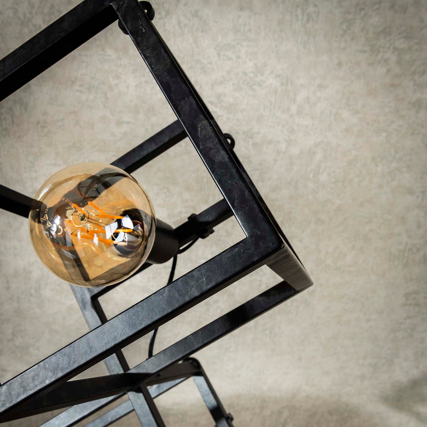 Vloerlamp 4L Kubus - 35x35x150 cm - Charcoal