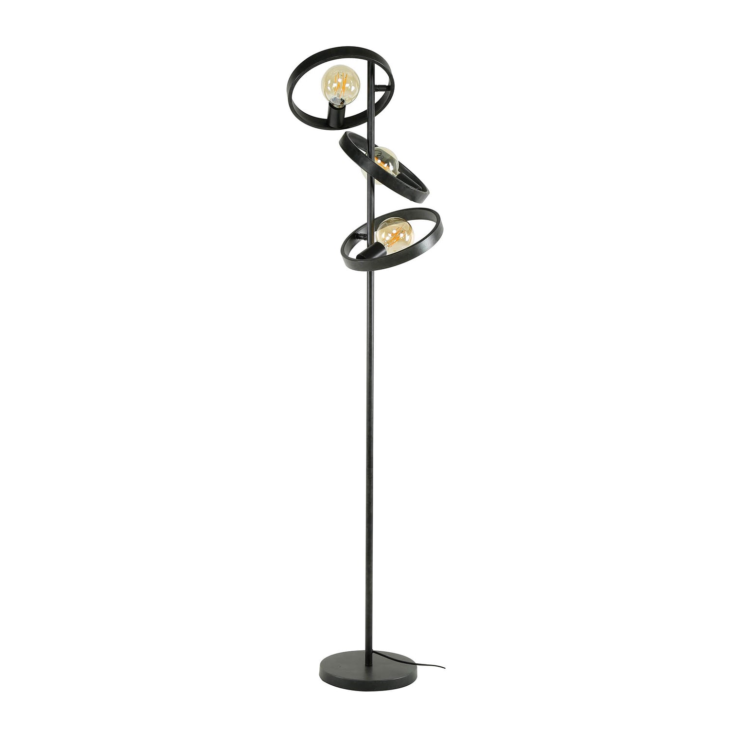 Vloerlamp 3L Hover - 40x40x155 cm - Charcoal
