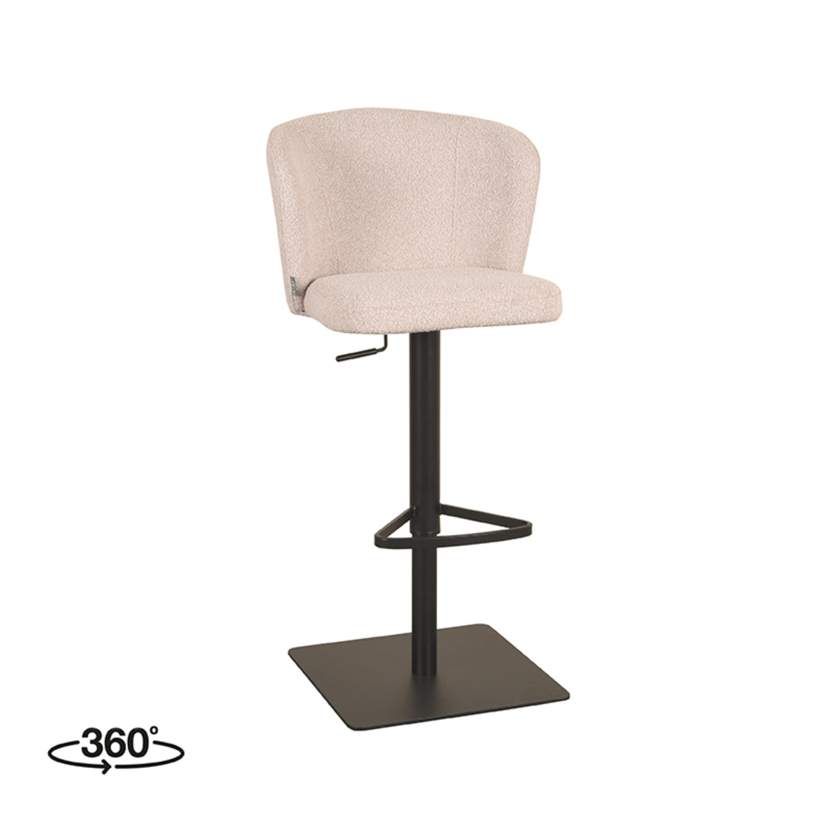 Barkruk Wave 54x59x84,5-109,5 cm