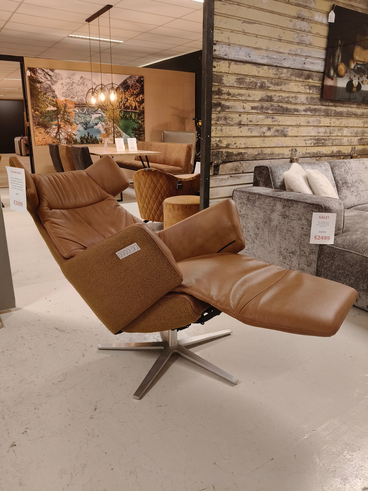 Releazz CZ-137 - Nevada Cognac/Alpine Bronze - Elek. 3 mtr - Incl. Accu