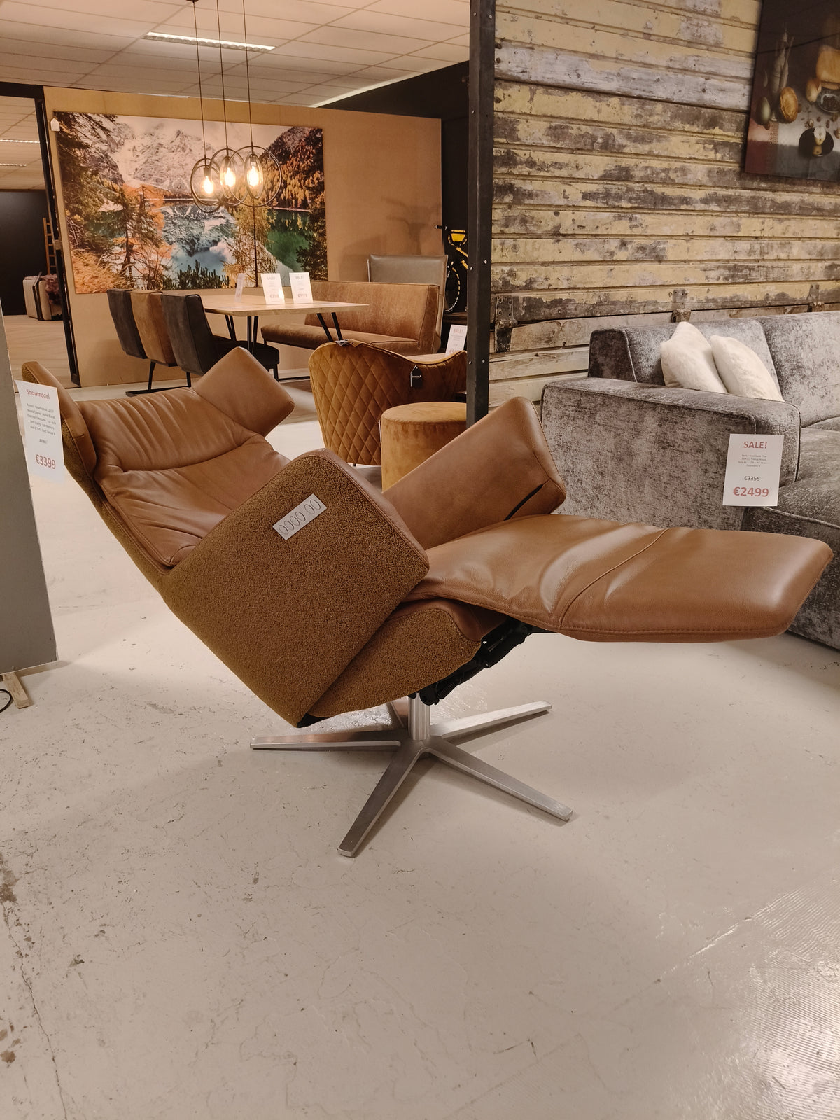 Releazz CZ-137 - Nevada Cognac/Alpine Bronze - Elek. 3 mtr - Incl. Accu