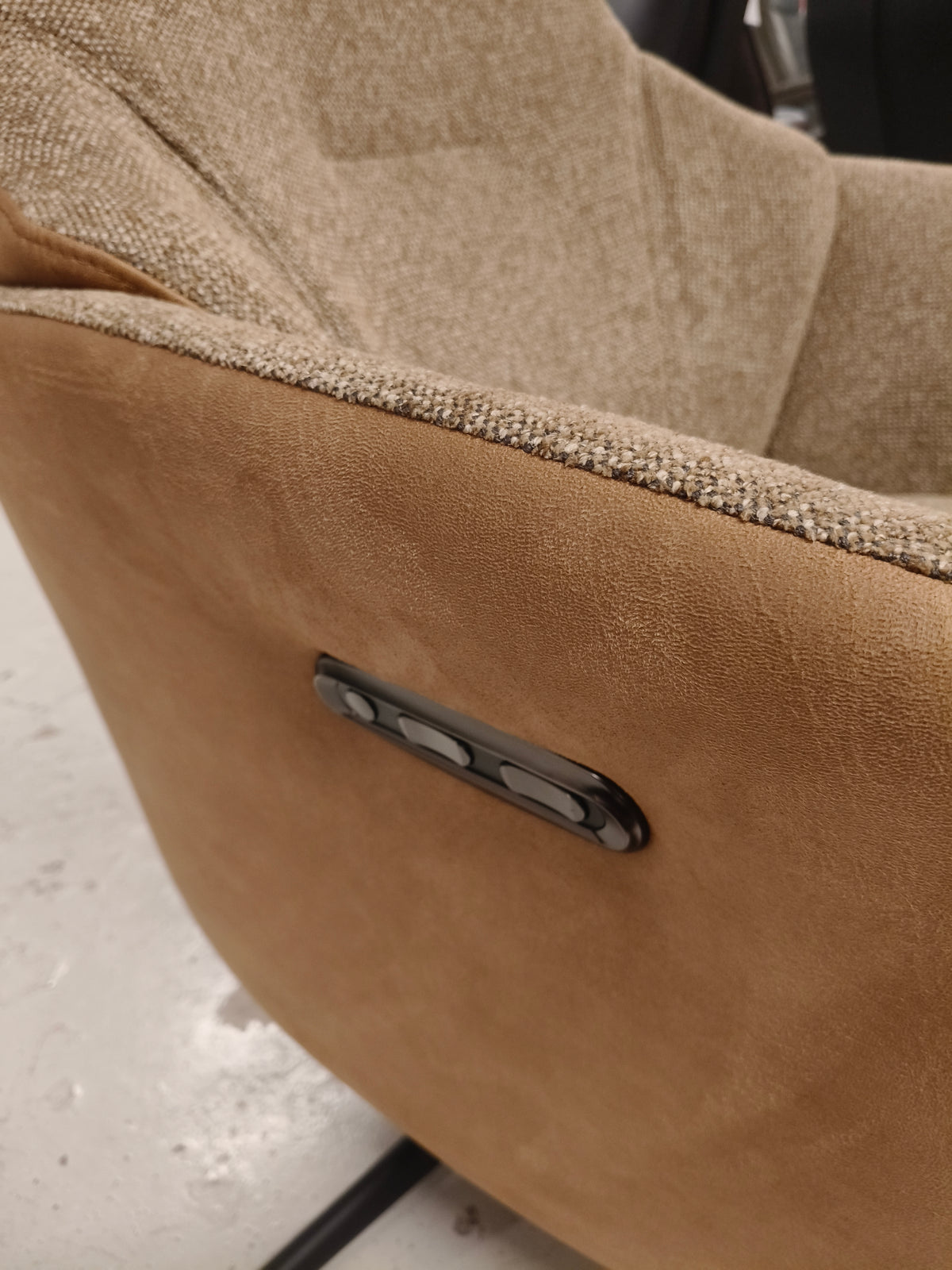 Relaxfauteuil Sienna - Bull + Sneak 16 Caramel - Elektrisch + Accu
