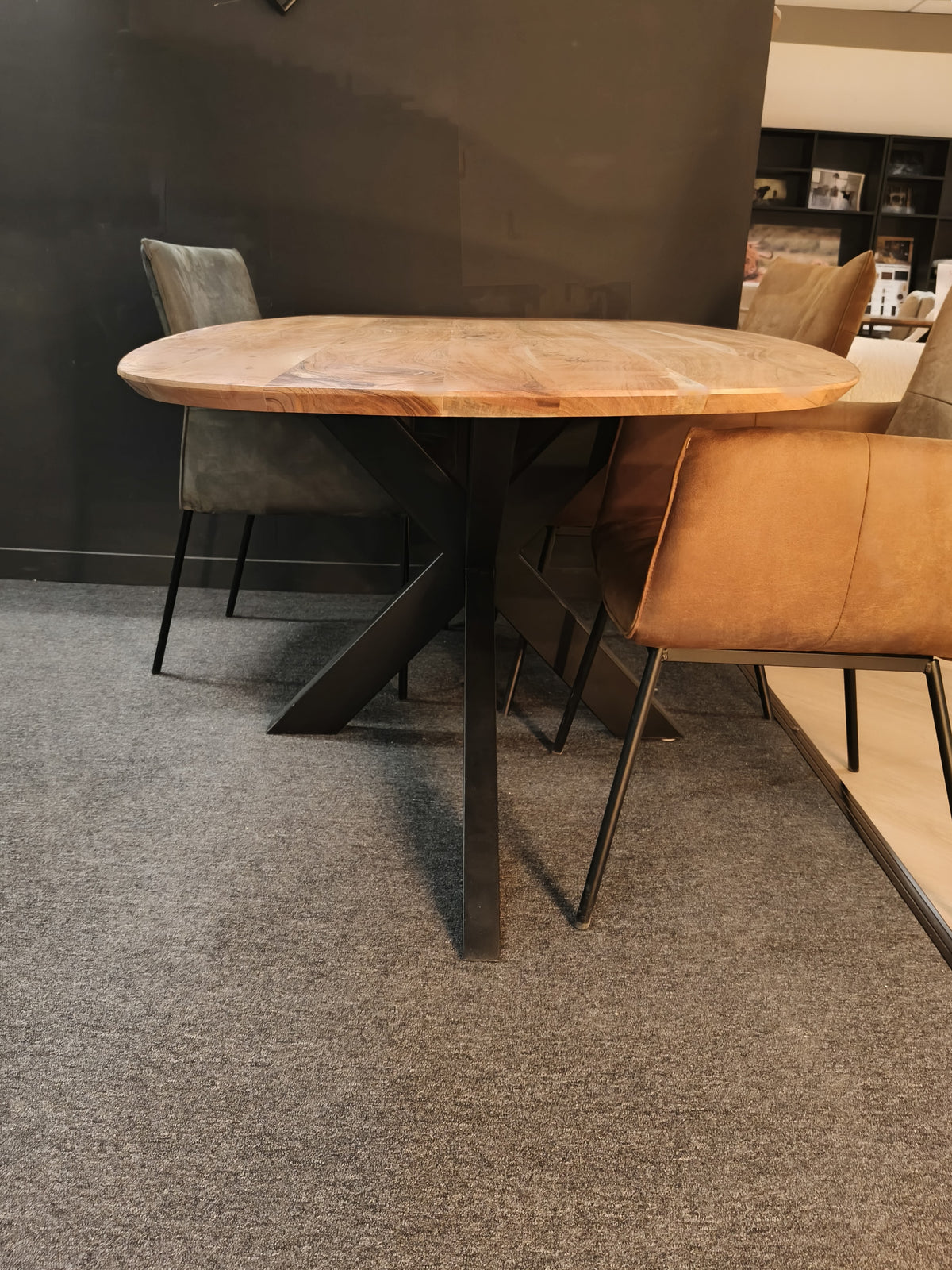 Eettafel Arden - Massief Acacia Naturel - 180x95x73cm