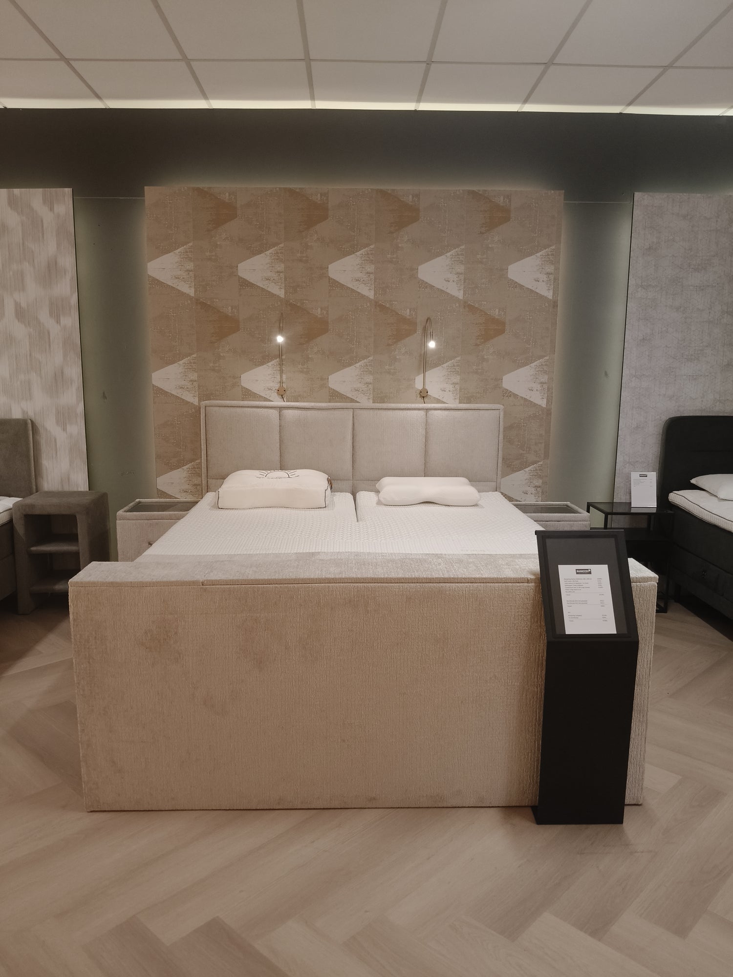 Boxspring Dumas Elektrisch - TV-lift - Fusion 196 Shell - 180x200cm