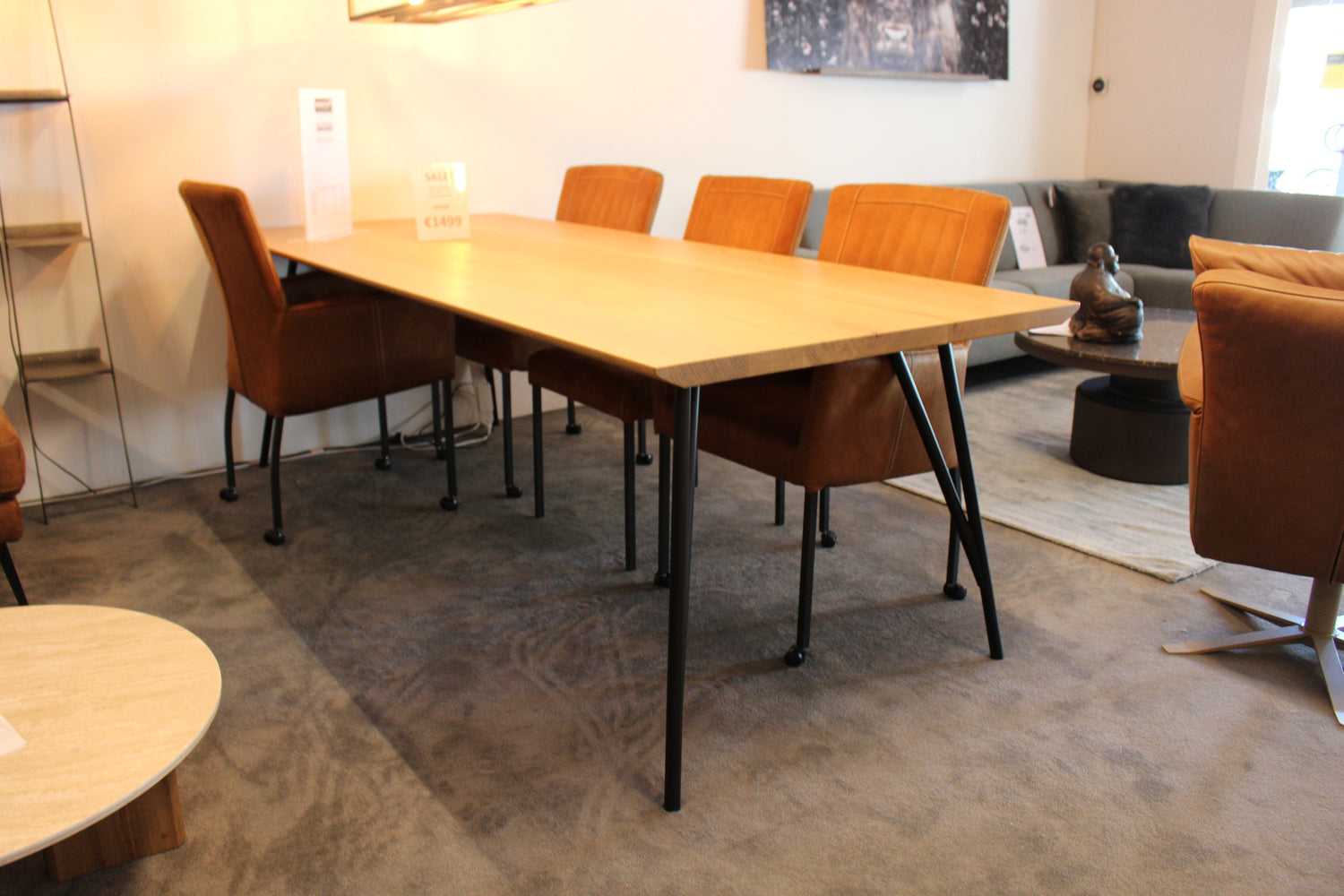 HCM eettafel Maine - eiken - 240x100cm