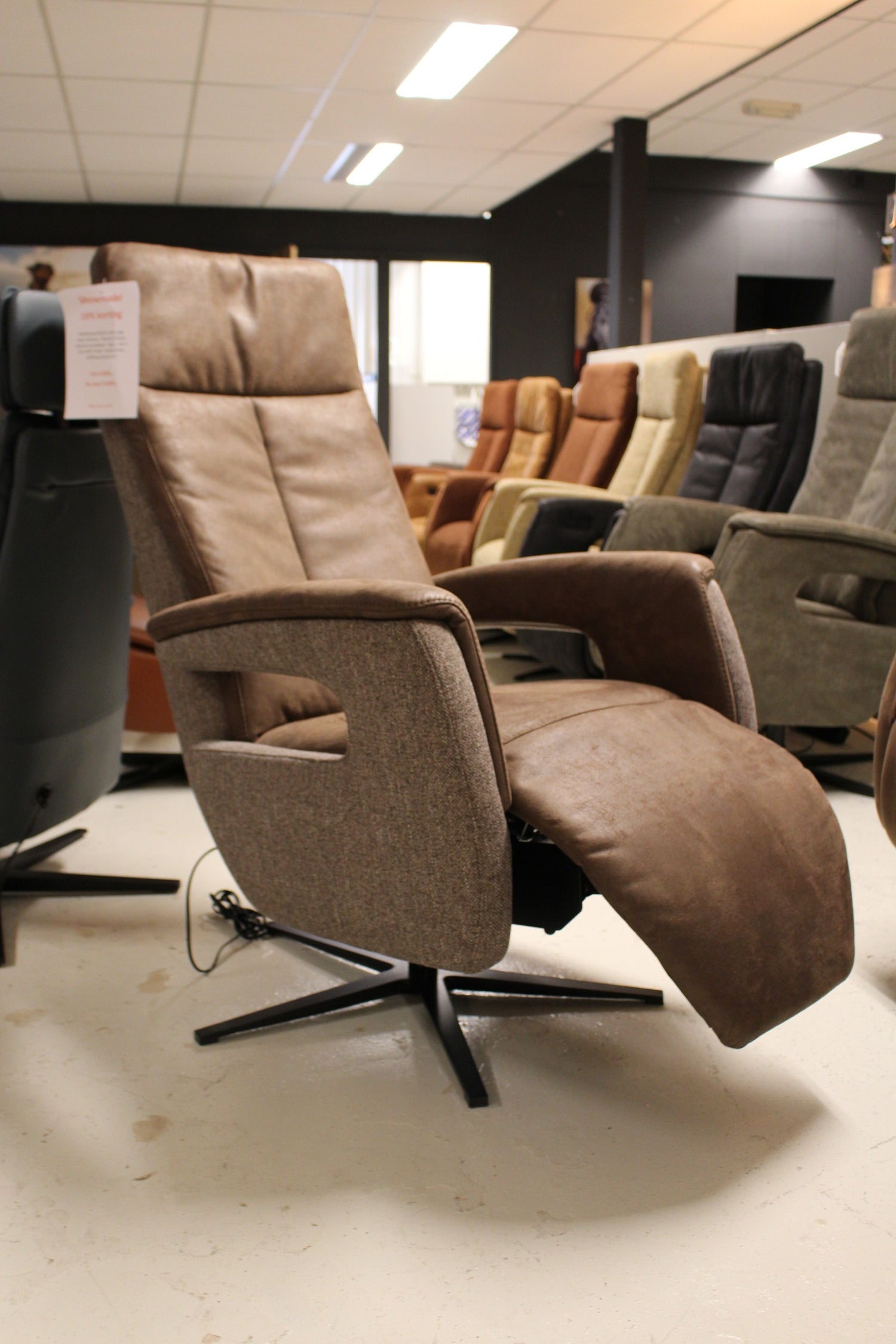 Relaxfauteuil Monte Carlo Large - Elektrisch verstelbaar - Incl. Accu