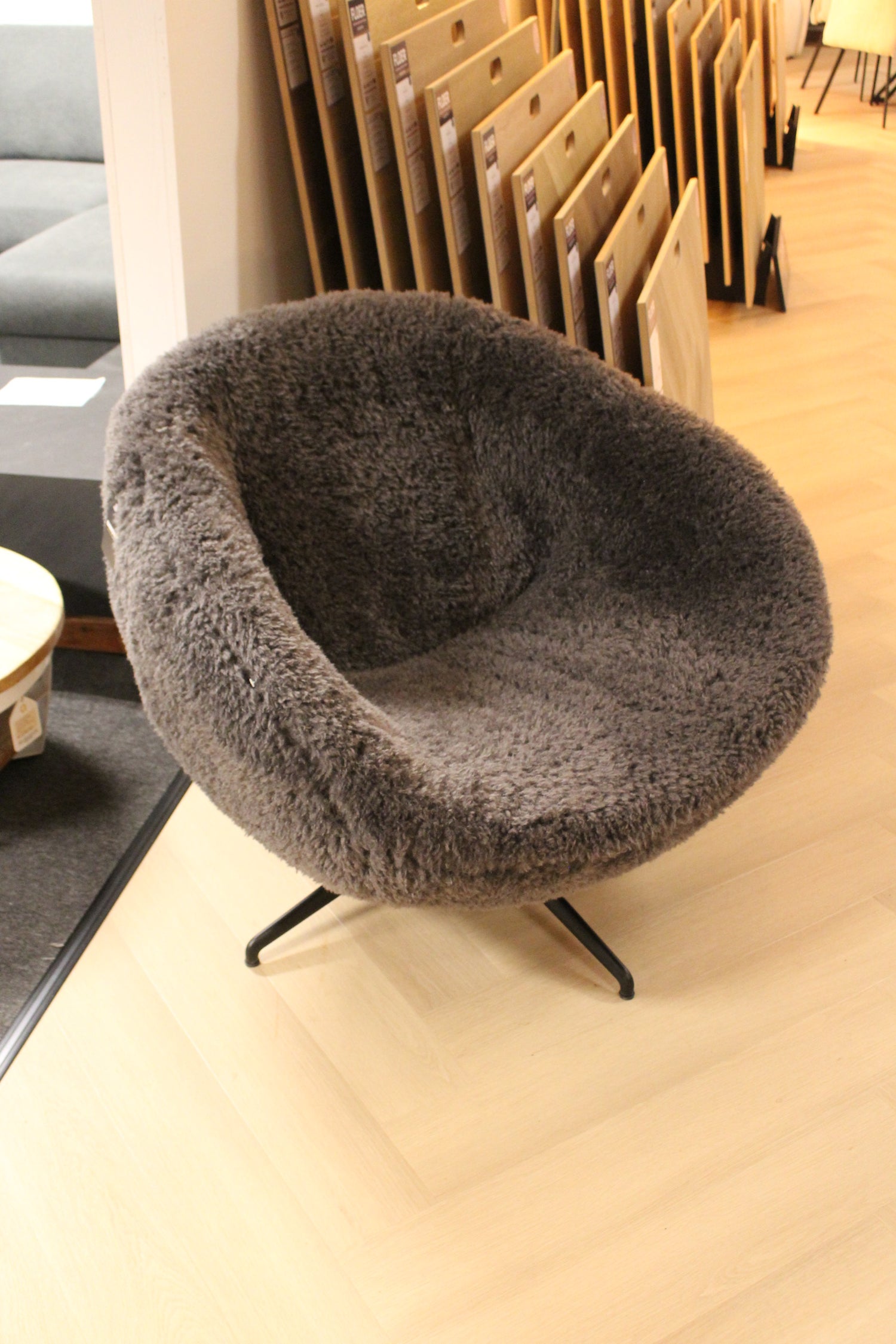 HE Design Fauteuil Romina - Doodle Darkgrey 68
