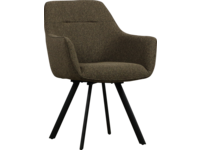 Eetkamerstoel Martijn - met arm - Stof Lodge