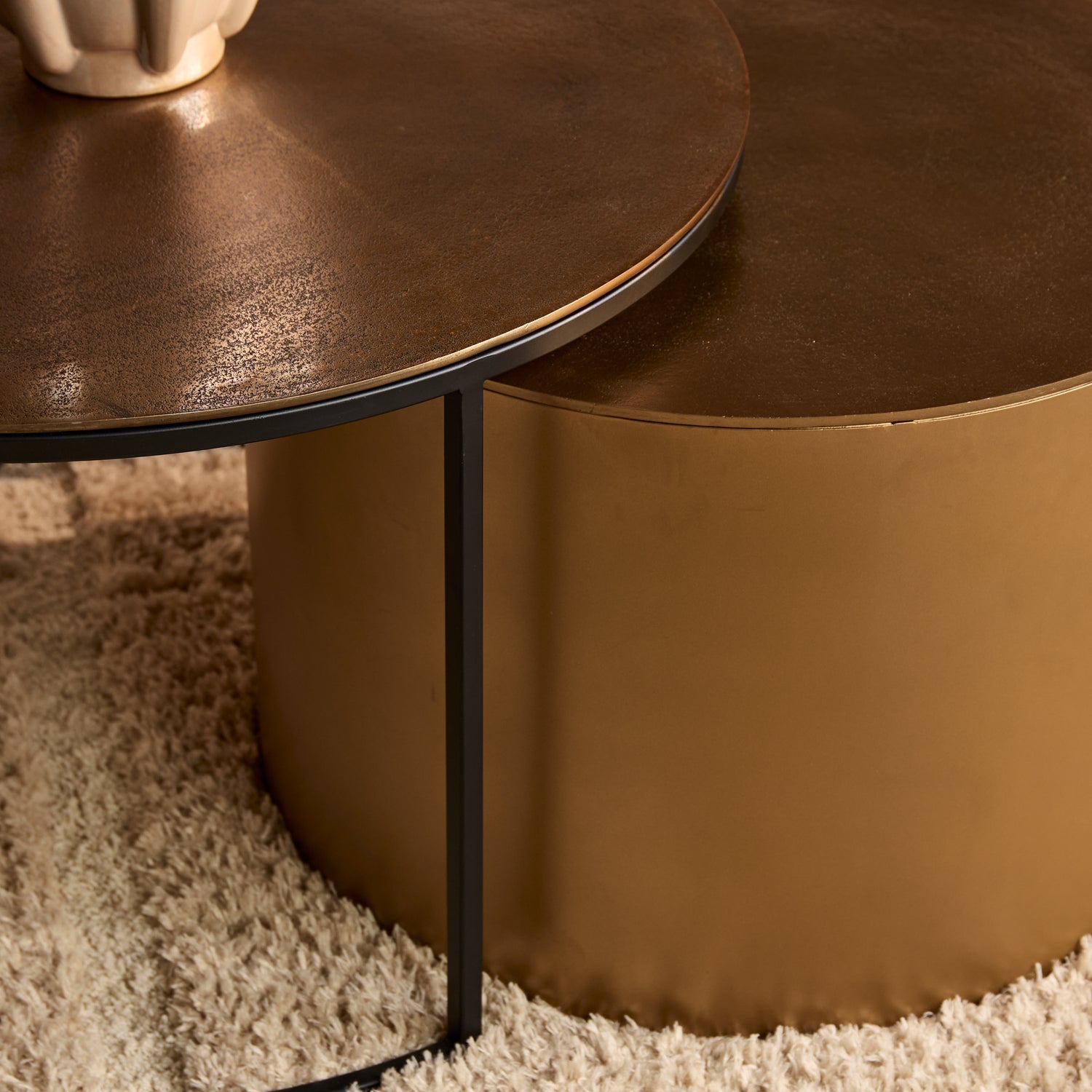 Salontafel Luna | Goud | Set van 2