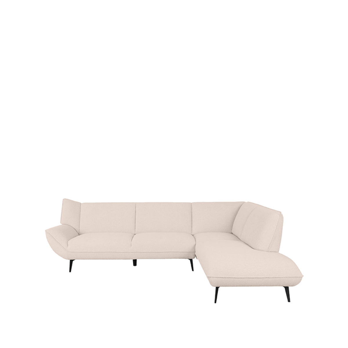 Translate Hoekbank Pesaro Rechts 274x85-203x82 cm naar het Nederlands.