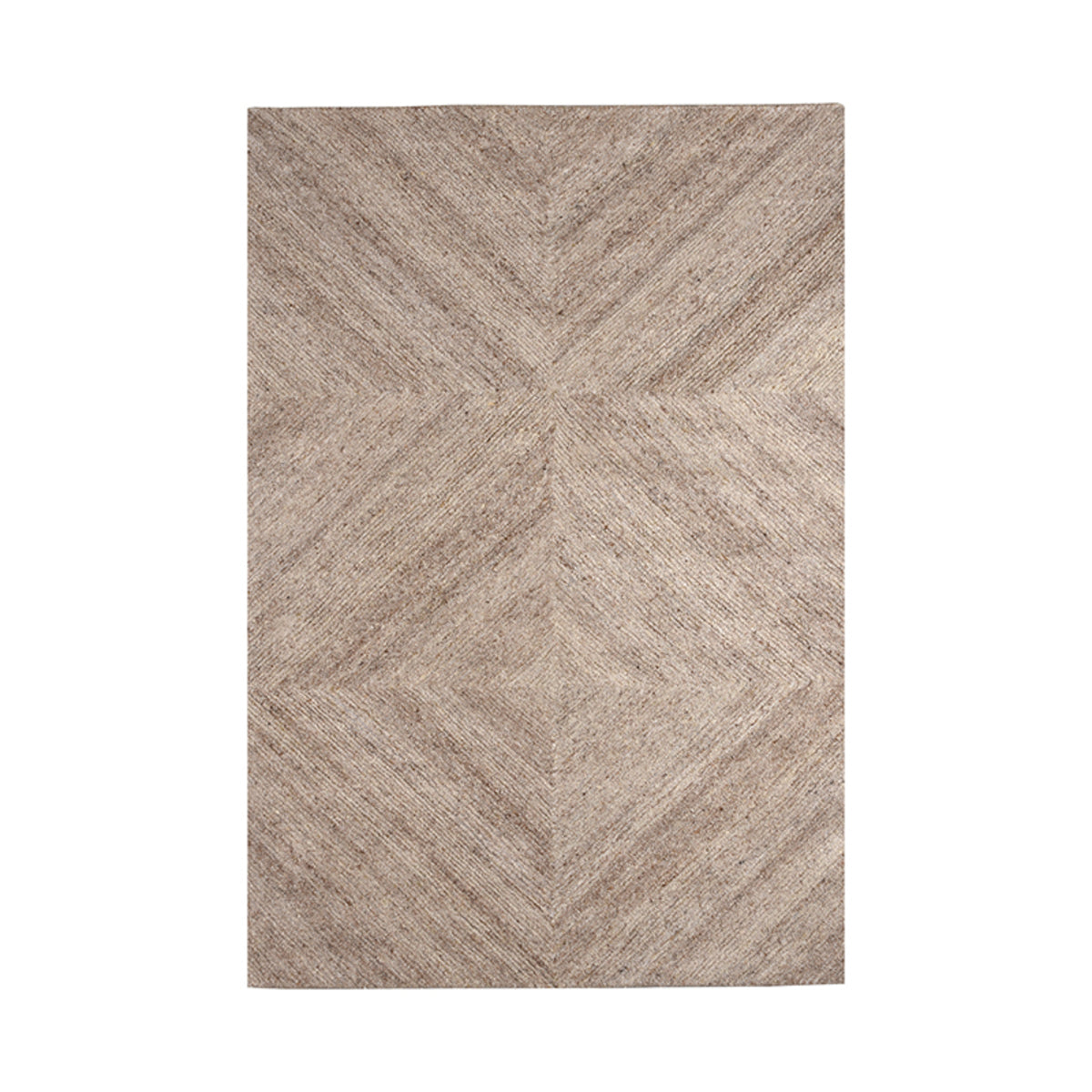 LABEL51 Vloerkleden Blendy - Taupe - Wol