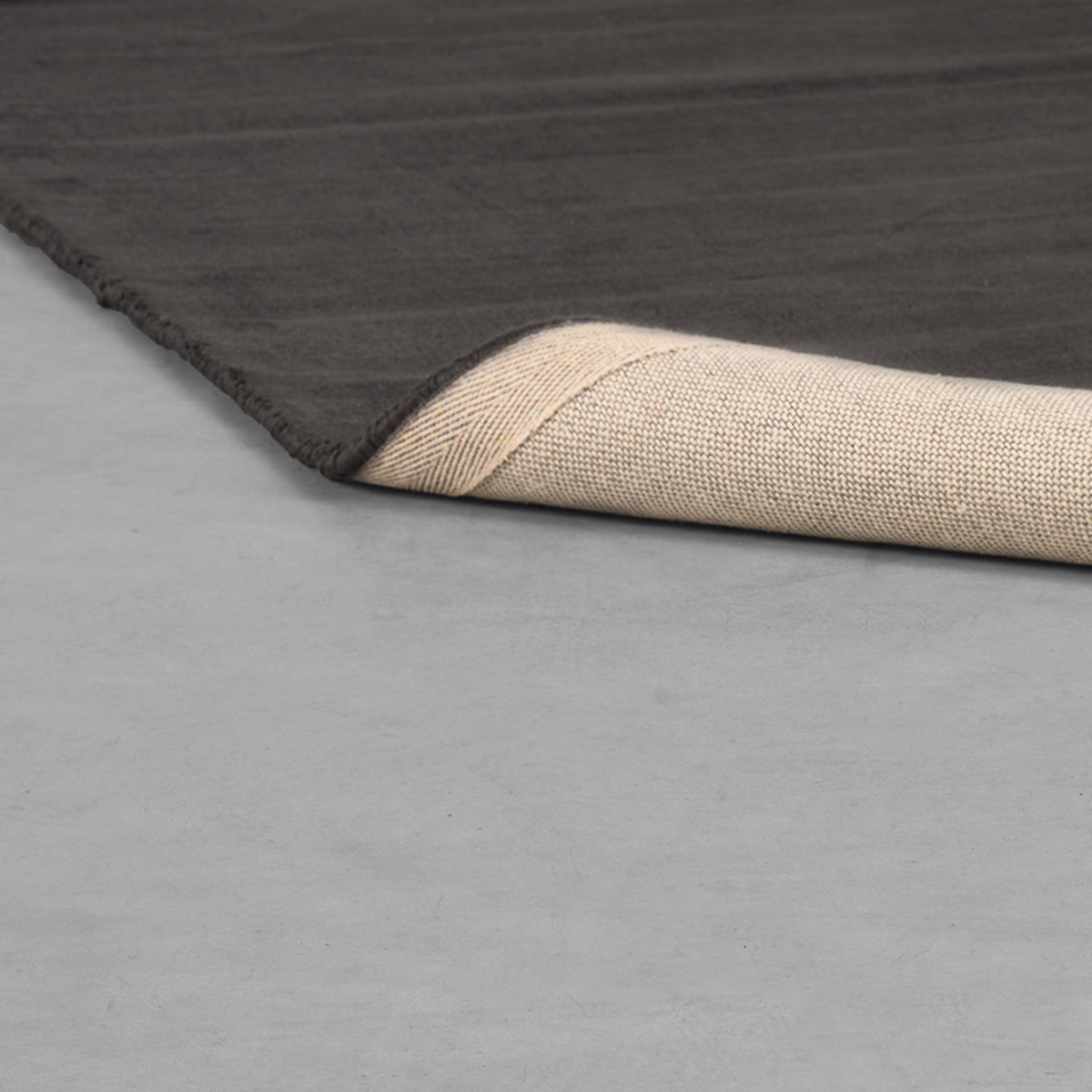 LABEL51 Vloerkleden Velvy - Antraciet - Synthetisch