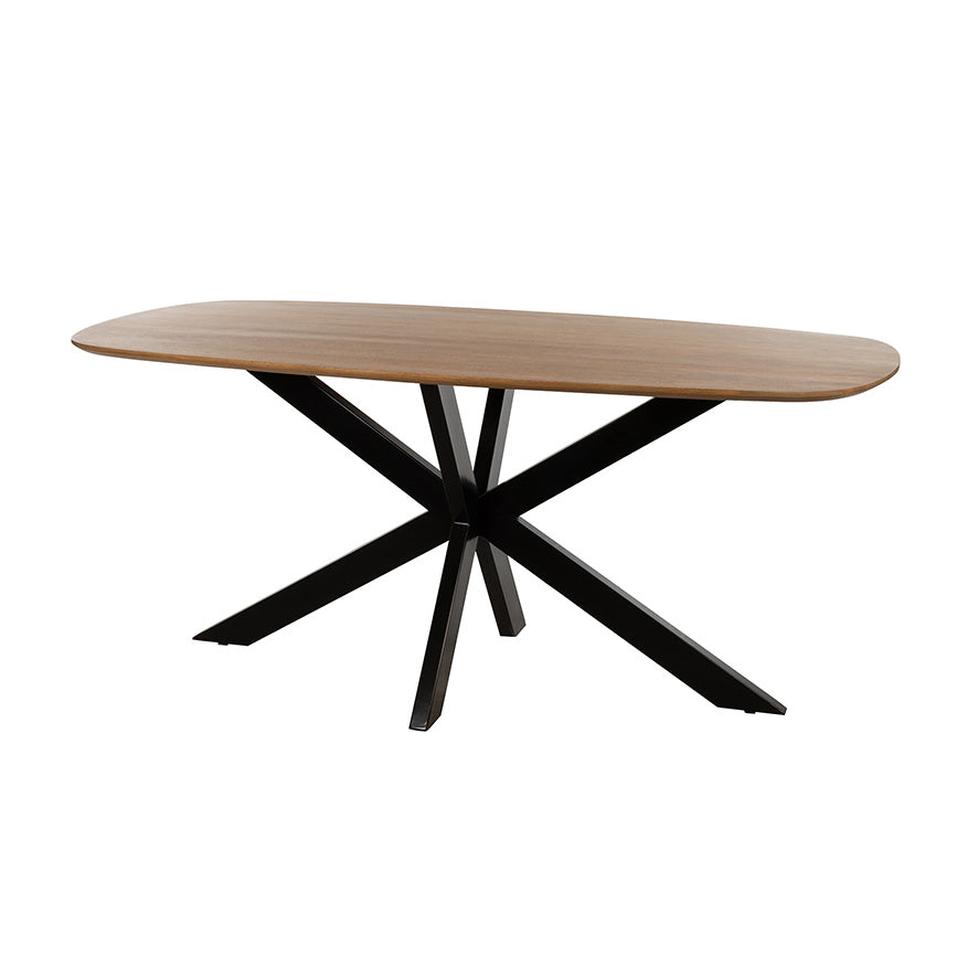 Eetkamertafel Deens ovaal 230, Mango Smooth Natural