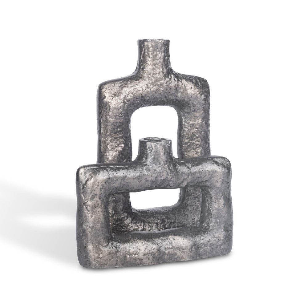 Vase Rechthoekig Zilver