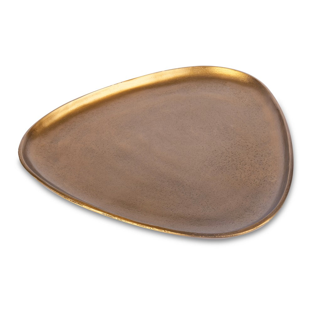 Brass-colored tray