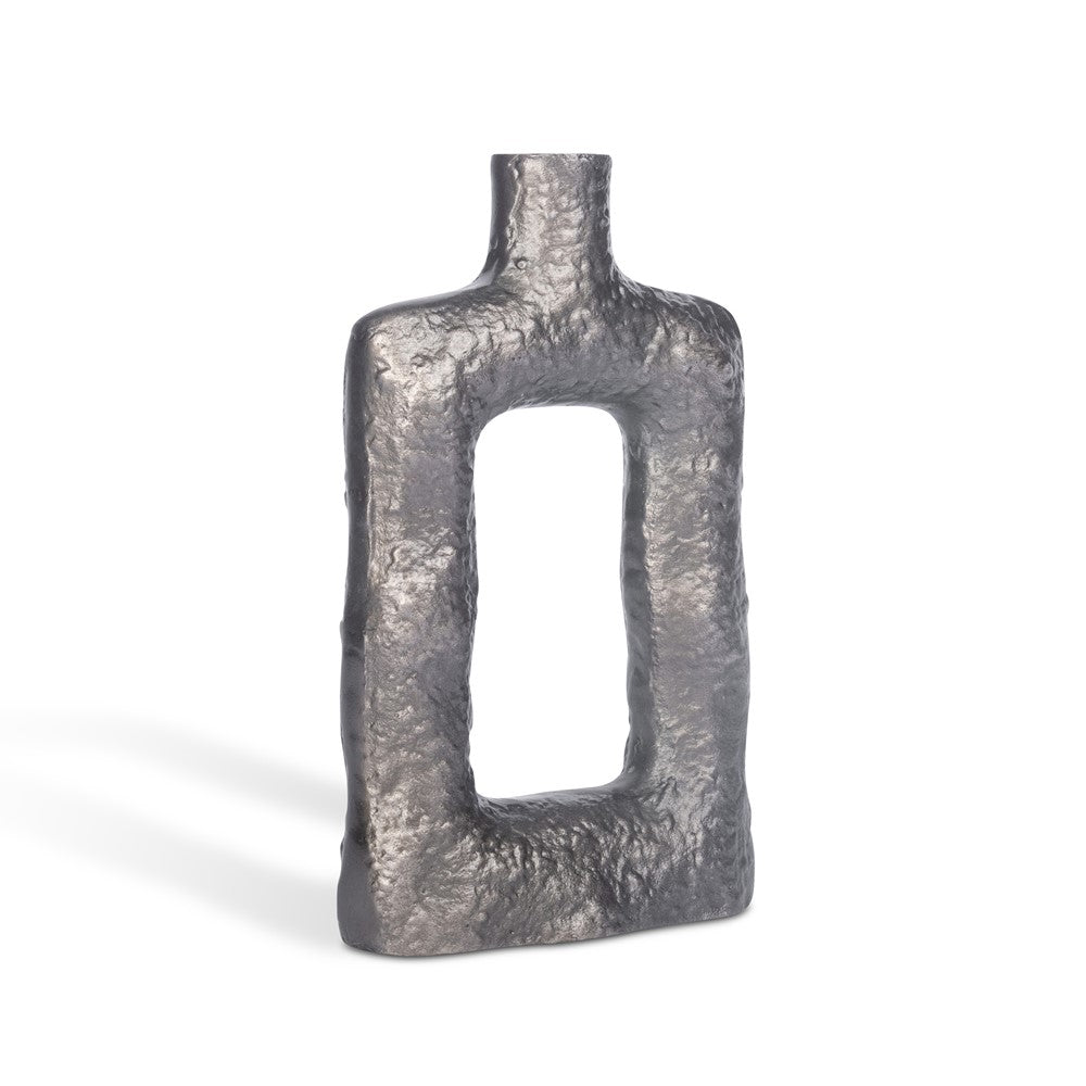 Vase Langwerpig Zilver