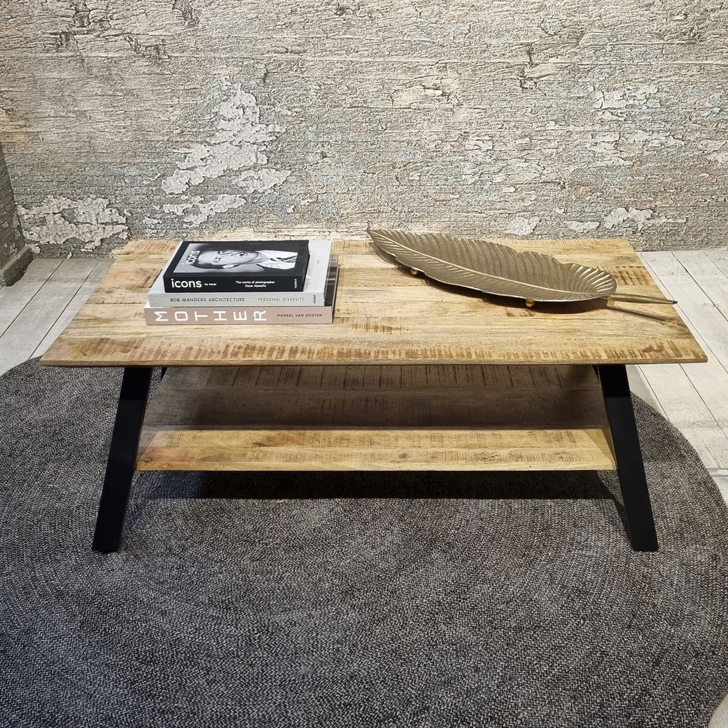 Berlijn 2 plank salontafel 120