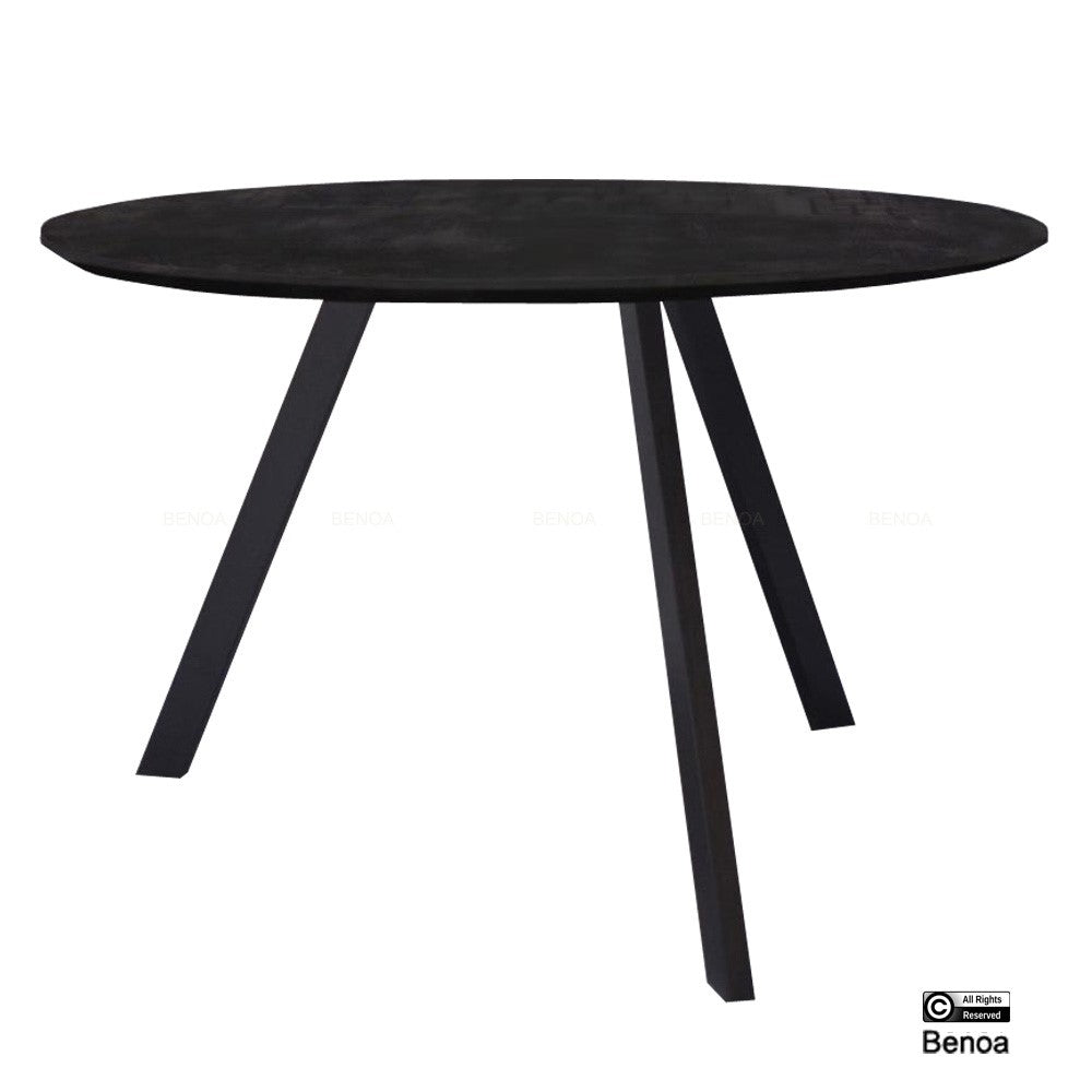 Eettafel Rond Berlijn Zwart 130