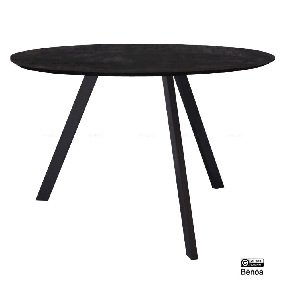 Eettafel Rond Berlijn Zwart 150