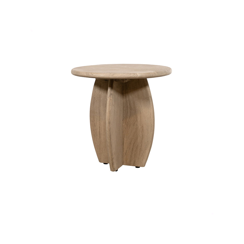 Side table Ø50, H50, Acacia Weathered Wood