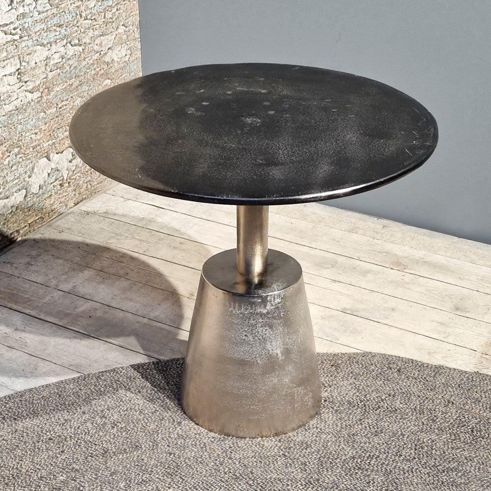 Sidetable Kian Zwart Zilver