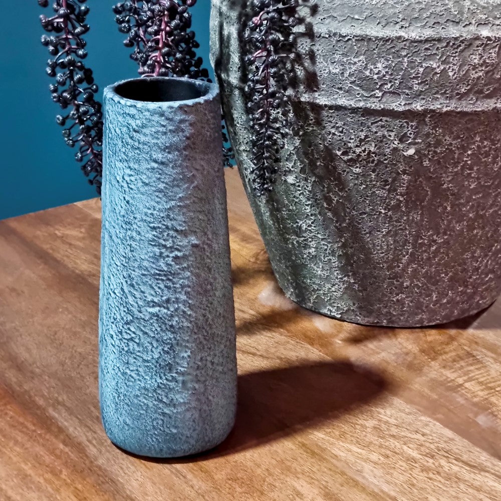 Vaasje Langwerpig Blauw (set van 4)