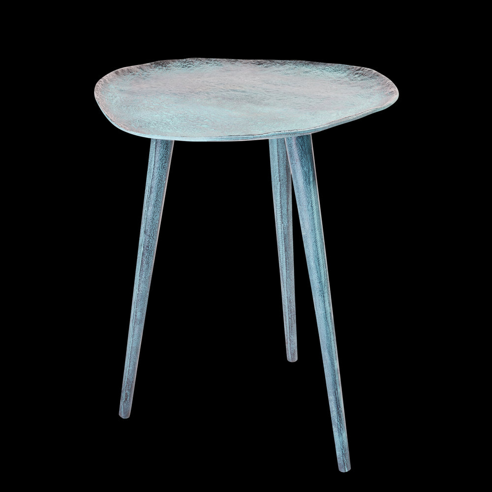 Sidetable Blauw Patina 34,5 (set van 2)