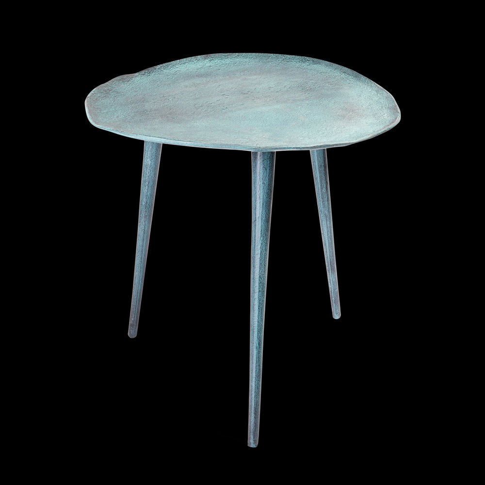 Sidetable Blauw Patina 46 (set van 2)