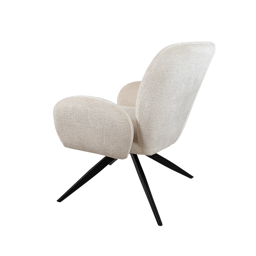 Bobby swivel chair 360 - Perfect Harmony - Ivory 02