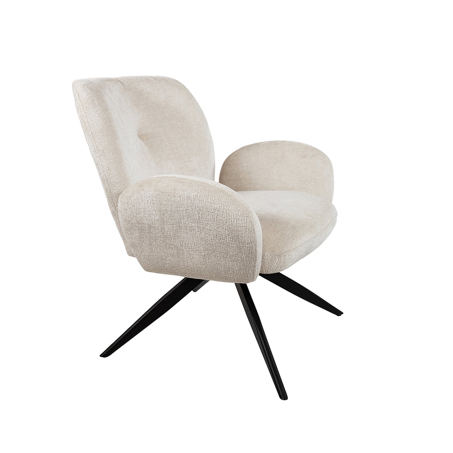 Bobby swivel chair 360 - Perfect Harmony - Ivory 02