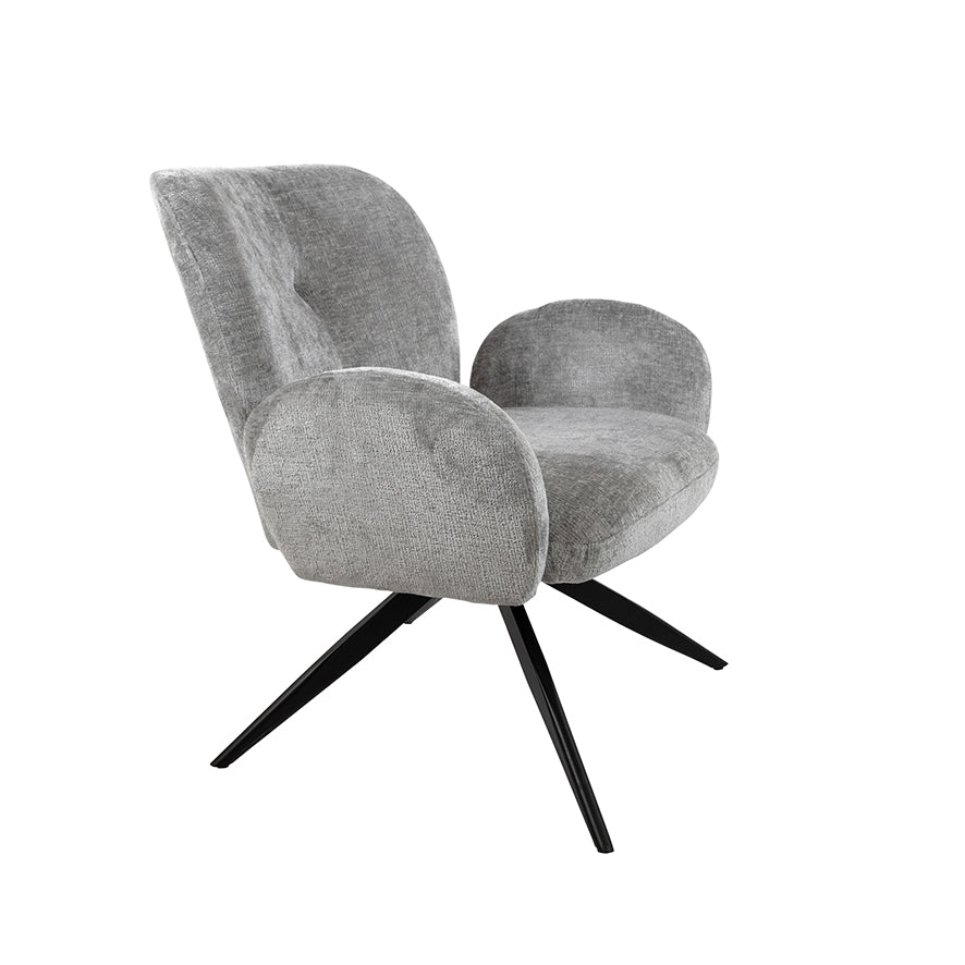 Bobby swivel chair 360 - Perfect Harmony - Lichtgrijs 85