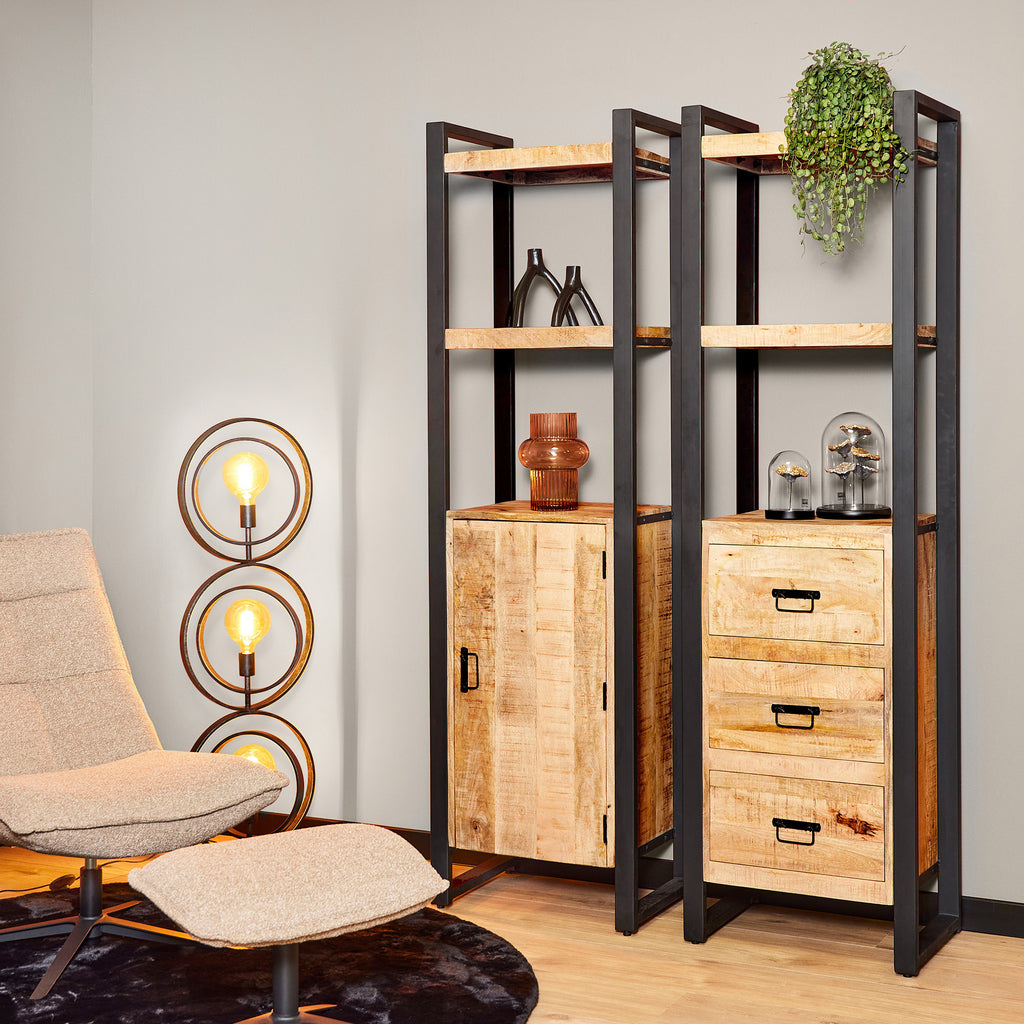 Bookcase Boaz | 1 door