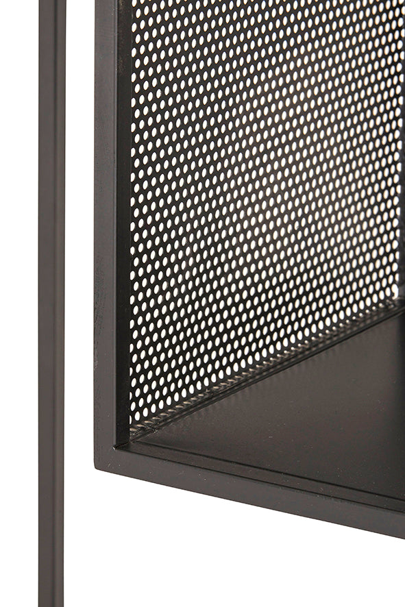 Bookcase with 3 shelves and 2 open compartments