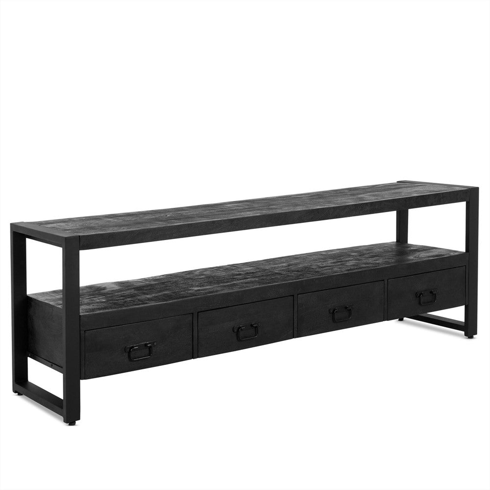 Tv-Meubel Britt Zwart met Laden 180