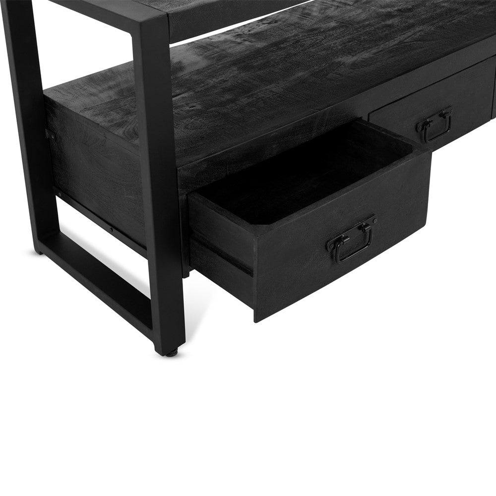 Tv-Meubel Britt Zwart met Laden 180